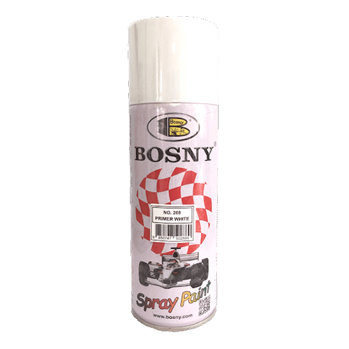 สีสเปรย์ขาวด้าน-สีรองพื้น – Bosny.com | The Original Spray Paint Over ...